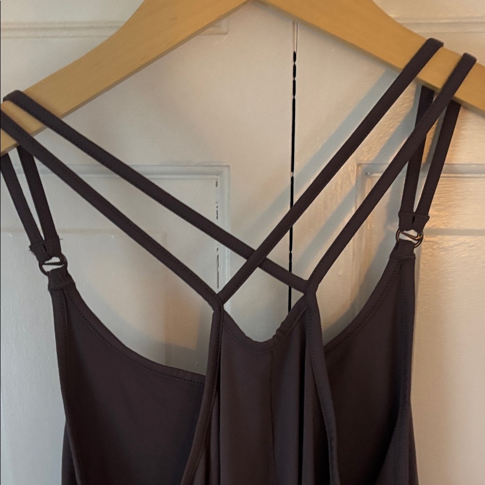 Nike Brown Strappy Sports Camisole sz L - Picture 3 of 5